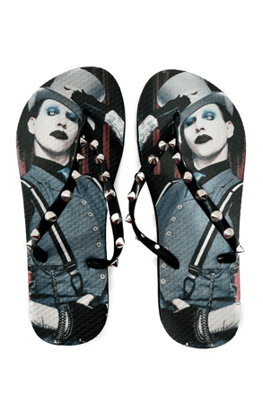 Chinelo Marilyn Manson Spikes