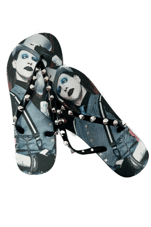 Chinelo Marilyn Manson Spikes
